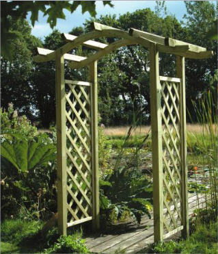 Omega Top Arch Arbour
